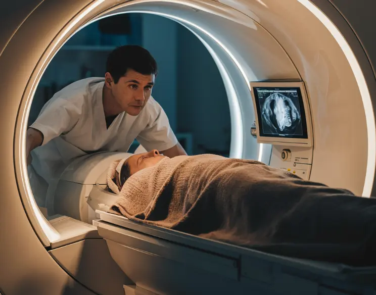 NdFeB magnets inside a medical MRI machine