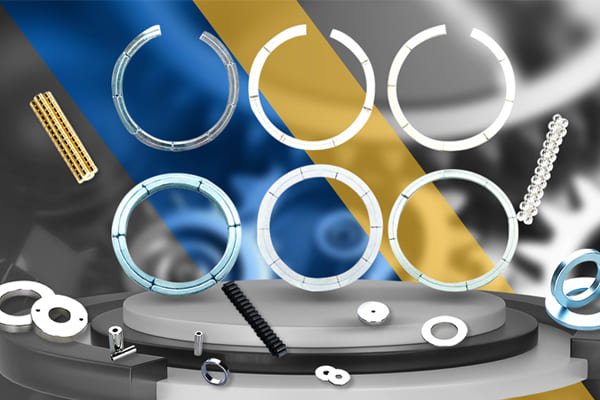 NdFeB magnets with different coatings like NiCuNi and black epoxy