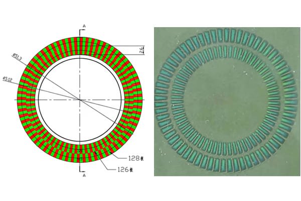 An infographic comparing a clean, stable signal from a high-quality magnet versus a noisy, drifting signal from a low-quality magnet.