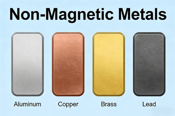 Metals that magnets will not stick to